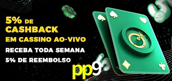 Promoções do cassino ao Vivo pp9